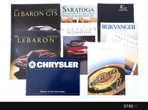 Chrysler – Verzameling folders, Boeken, Auto's | Folders en Tijdschriften, Overige merken, Verzenden