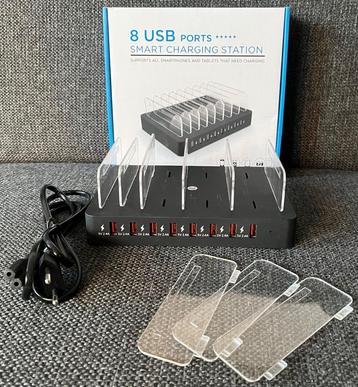 8 Poort USB Oplader (96W Docking Station) beschikbaar voor biedingen