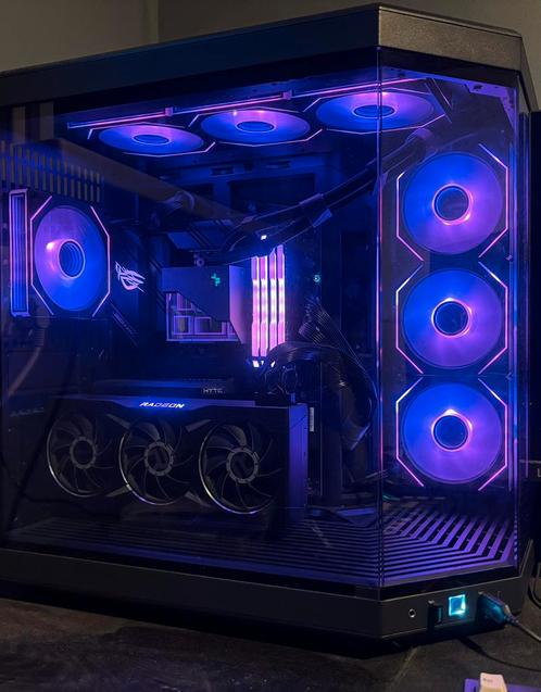 Sterke Zwarte gaming PC Plug N Play, Computers en Software, Desktop Pc's, Zo goed als nieuw, 4 Ghz of meer, SSD, 32 GB, Met videokaart
