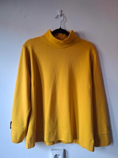 Kyra maisgele top maat: 44 klein! eerder 40/42, Kleding | Dames, Tops, Zo goed als nieuw, Maat 42/44 (L), Geel, Lange mouw, Ophalen of Verzenden