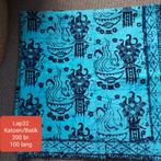 Lap 32..Katoen Batik  info op foto., Blauw, 120 cm of meer, Nieuw, Ophalen of Verzenden