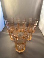 Retro look Ikea Roze Glazen Set van 6, Verzamelen, Glas en Borrelglaasjes, Ophalen, Gebruikt, Overige typen