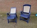 tuinstoelen hartman blauw 2x, Caravans en Kamperen