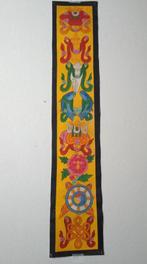 Ashtamangala op linnen Thangka, Antiek en Kunst, Ophalen of Verzenden