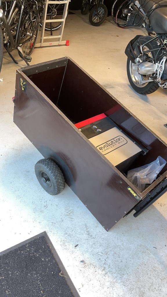 Viskar - Handige transportkar, Watersport en Boten, Hengelsport | Karpervissen, Zo goed als nieuw, Ophalen