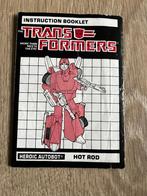 transformers G1: Hot Rod US instruction booklet rub 1986, G1, Ophalen of Verzenden, Gebruikt, Autobots