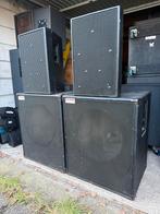 🇺🇸💪EAW PA SET JF200e + SB180 (leeg) + MX300i (RCF B&C), Gebruikt, Subwoofer, 120 watt of meer, Ophalen