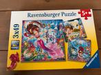 Puzzel ravensburger 3x49 zeemeermin ophalen, Ophalen, Meer dan 50 stukjes, Zo goed als nieuw, 6 jaar of ouder