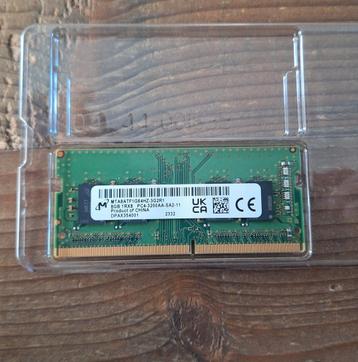 8GB DDR4 Laptop RAM 3200MHz (MTA8ATF1G64HZ-3G2R1) beschikbaar voor biedingen