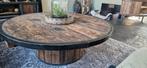 Unieke Haspeltafel /Salontafel 123cm x 43cm, Huis en Inrichting, Ophalen, Rond, 50 tot 100 cm, Zo goed als nieuw