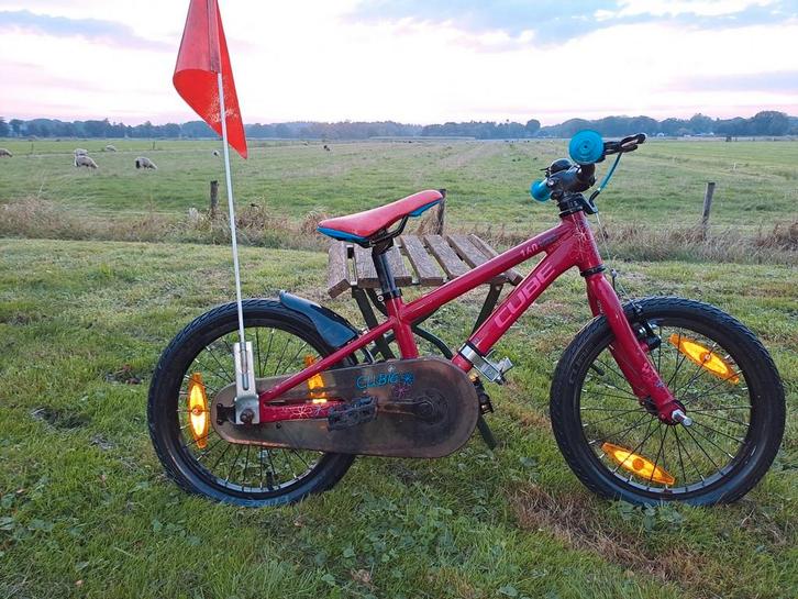 Cube 160 Kinderfiets - 16 inch, Fietsen en Brommers, Fietsen | Kinderfietsjes, Gebruikt, 16 tot 20 inch, Ophalen