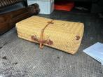 Antiek rieten koffertje, Ophalen of Verzenden, Gebruikt