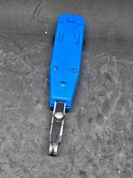 Punch Down Tool - Blauw  voir data en telefon kabel, Ophalen of Verzenden, Gebruikt