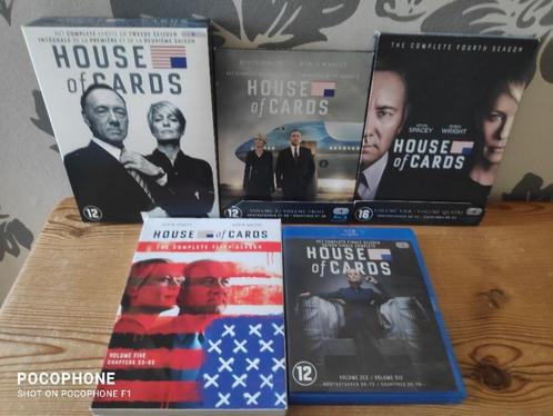 HOUSE OF CARDS - DE COMPLETE SERIE SEIZOEN 1 T/M 6, Cd's en Dvd's, Dvd's | Tv en Series, Zo goed als nieuw, Drama, Boxset, Vanaf 12 jaar