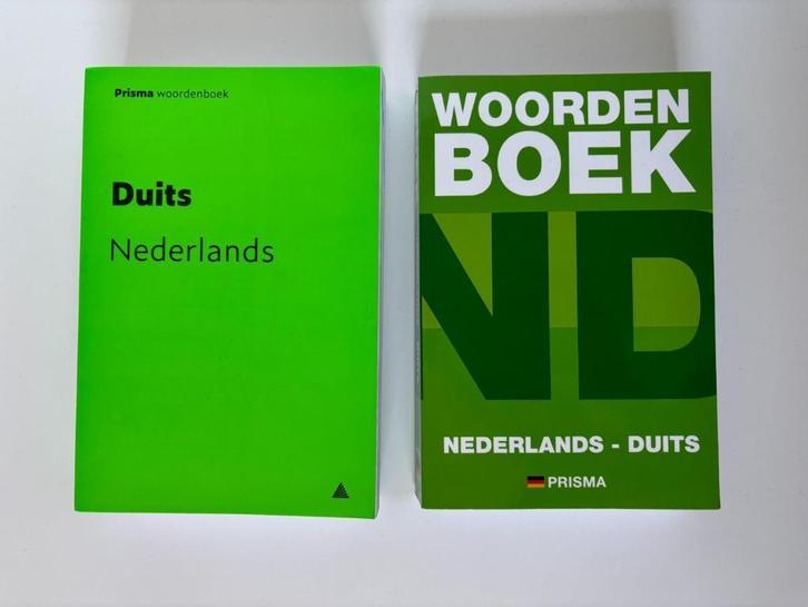 2 stuks:Prisma woordenboeken Duits Nederlands - Duits z.g.a, Boeken, Woordenboeken, Zo goed als nieuw, Duits, Prisma of Spectrum