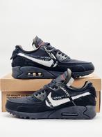 Nike x off white air max 90 - off white black - size 45, Ophalen of Verzenden, Zo goed als nieuw, Zwart