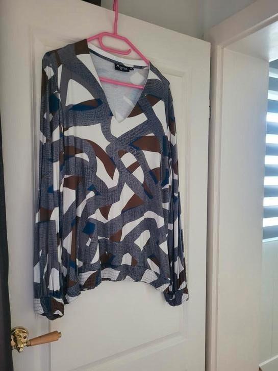 Myrna by Ned,blouse,xxl, Kleding | Dames, Blouses en Tunieken, Gedragen, Maat 46/48 (XL) of groter, Blauw, Ophalen of Verzenden