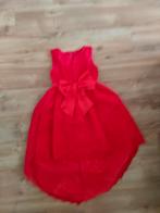 Rode feestjurk, Kinderen en Baby's, Kinderkleding | Maat 152, Ophalen of Verzenden, Zo goed als nieuw, Meisje, Jurk of Rok