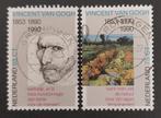 nvph 1442 - 1443 gestempeld Vincent van Gogh 1990, Verzenden, Na 1940, Gestempeld