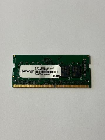 Synology 4gb DDR4 *D4NES0-2400-4G* (DS1618+ - DS1819+) beschikbaar voor biedingen
