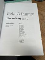 Getal & Ruimte 1 havo/vwo deel 2, Boeken, Ophalen of Verzenden, Nieuw