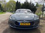 Tesla Model S 85kwh 2013 Grijs, Auto's, Tesla, Automaat, Achterwielaandrijving, Zwart, 38 min
