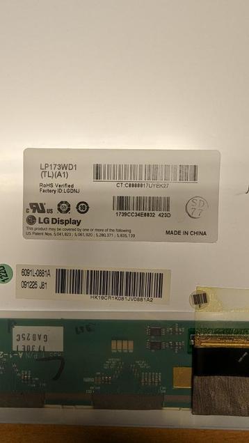 LCD LP173WD1 Scherm voor Laptop ACER 17,3 inch beschikbaar voor biedingen