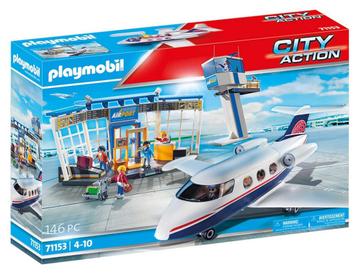 PLAYMOBIL 71153 Luchthaven met Vliegtuig 146 delig beschikbaar voor biedingen