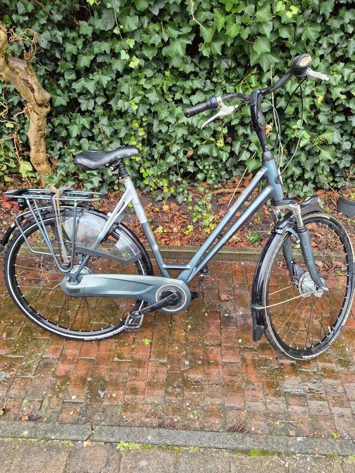 Gazelle Eclipse 53cm - Damesfiets, Fietsen en Brommers, Fietsen | Dames | Damesfietsen, Gebruikt, Gazelle, Versnellingen, 53 tot 56 cm