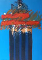 Variaties op blauw en rood, Antiek en Kunst, Ophalen