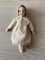 Vintage popje met porseleinen hoofdje, handjes en voeten, Gebruikt, Ophalen of Verzenden