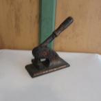 Blindstempel reliefstempel origineel circa 1930 gietijzer, Ophalen of Verzenden