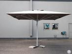 7x nette horeca parasol met regengoot, Ophalen of Verzenden, Gebruikt