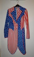 Leuke rood/wit/blauw AMERIKAANS/AMERICAN/PARTY slipjas, Ophalen, Carnaval, Kleding, Gedragen