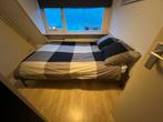 Ikea bed 140x200 met lattenbodem, Huis en Inrichting, Slaapkamer | Bedden, Ophalen, Gebruikt, Bruin, 140 cm