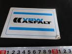 sticker VBW Asfalt, Ophalen, Zo goed als nieuw, Bedrijf of Vereniging