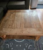 Mooie massieve teak houten tafel 120x120x40, Huis en Inrichting, Tafels | Salontafels, Ophalen, Zo goed als nieuw, 100 tot 150 cm