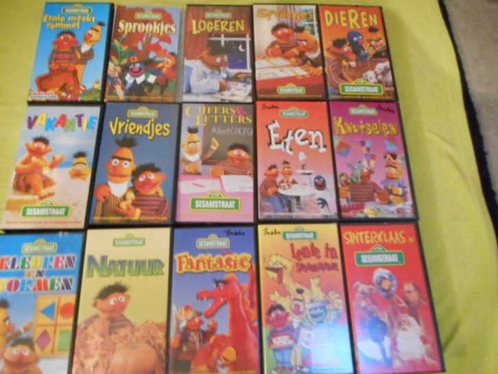 SESAMSTRAAT "Ernie's Leugentje" Leuke Kinderfilm Op VIDEO!, Cd's en Dvd's, VHS | Kinderen en Jeugd, Zo goed als nieuw, Kinderprogramma's en -films