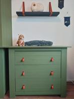 Stoere groene commode, Gebruikt, 50 tot 70 cm, 100 cm of meer, Commode