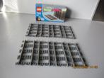 8 LEGO 9vRails 4515 OLD DARKGREY incl. OVP echt perf. staat!, Kinderen en Baby's, Speelgoed | Duplo en Lego, Ophalen of Verzenden