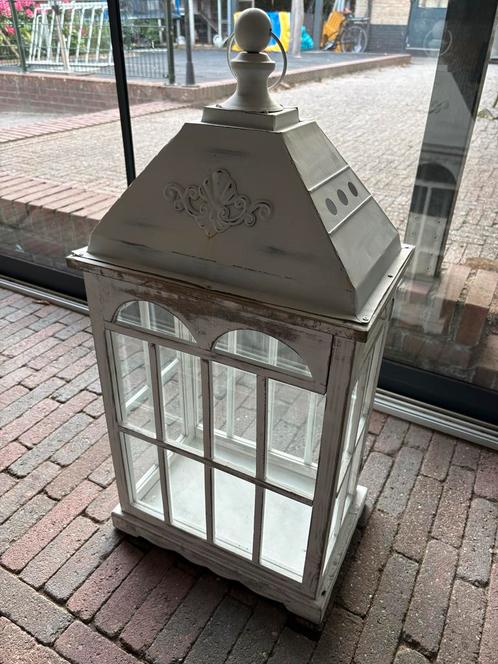 XXL Glazen Kaarsenhouder / Windlicht, Huis en Inrichting, Woonaccessoires | Kandelaars en Kaarsen, Zo goed als nieuw, Kandelaar
