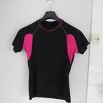 Gym / sport shirt zwart/roze. mt. 176., Meisje, Ophalen of Verzenden, Sport- of Zwemkleding, Zo goed als nieuw