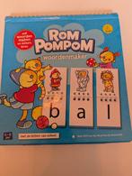 Rom Pom Pom Woorden Maker 4-6 jaar, Ophalen of Verzenden, Zo goed als nieuw, Taal en Lezen