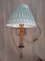 Bronskleurige Schemerlamp - met of zonder kap, Ophalen of Verzenden, Gebruikt, Stof, Klassiek