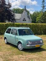 UNIEKE Japanse Oldtimer Nissan PAO 1989, Auto's, Oldtimers, Beige, Blauw, Leder en Stof, Particulier