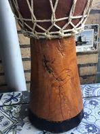 Antieke trommel uit Somalië, hout, Muziek en Instrumenten, Gebruikt, Ophalen of Verzenden