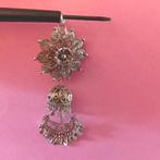 Art deco zilveren hanger en broche filigraan, Verzenden, Zilver, Broche