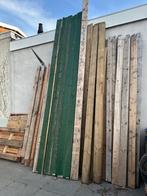 Diverse Houten Planken en Balken, Doe-het-zelf en Verbouw, Hout en Planken, Gebruikt, 25 tot 50 mm, 200 tot 250 cm, Plank