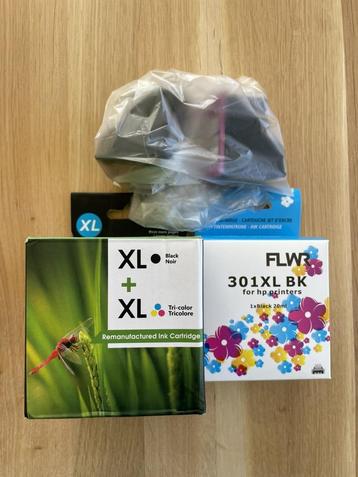 NIEUW! HP 301 2 Cartridges Tri-Color XL  (van recente datum) beschikbaar voor biedingen