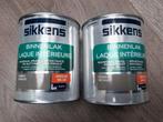 2x2 Blikken Sikkens Binnenlak - Licht & Donker Grijs, Nieuw, Ophalen of Verzenden, Verf, Grijs